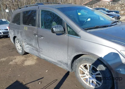 2011 Honda Odyssey Ex-L из США, поврежденный, VIN 5FNRL5H63BB057687